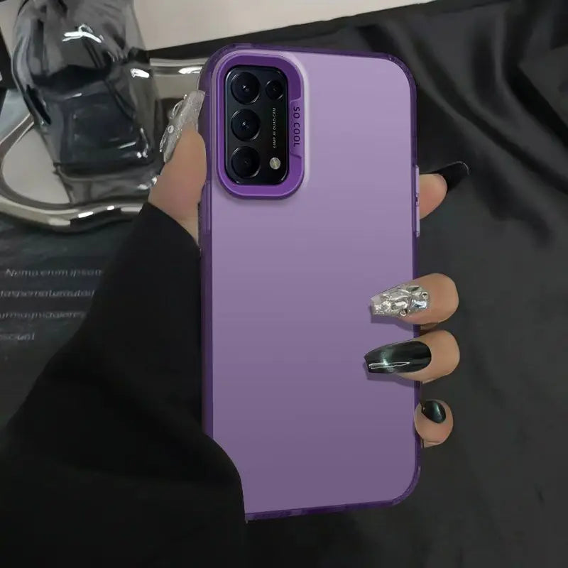 Coque Violette Antichoc pour Oppo Find X3 Lite 5G